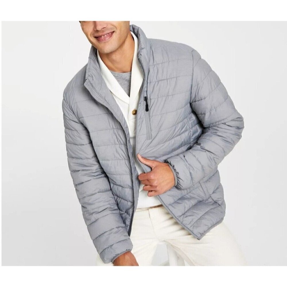 Club Room Mens Packable Quilted Puffer Jacket. New With Tags $125. Size …